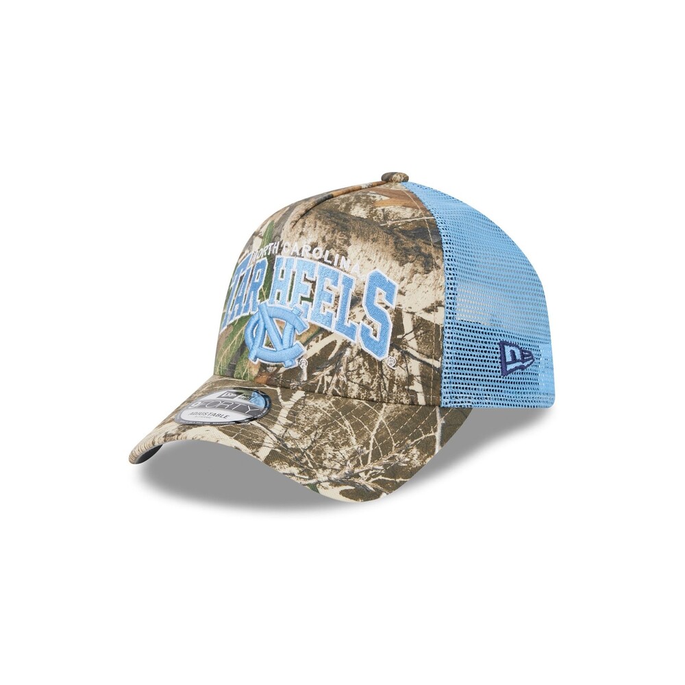 New Era North Carolina Tar Heels Active 9FORTY A-Frame Trucker Hat - One Size